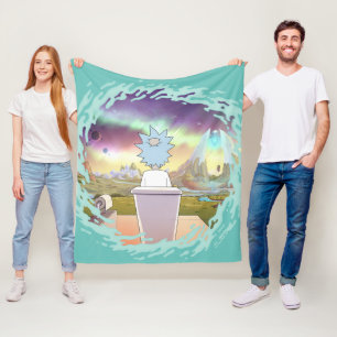 RICK UND MORTY™ Rick's Private Place Fleecedecke