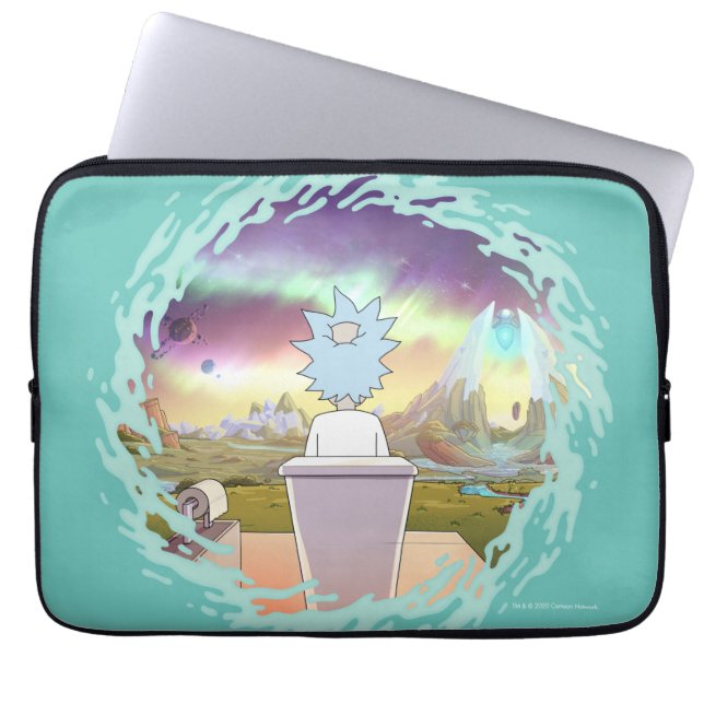 RICK UND MORTY™ | Rick's Private Place Laptopschutzhülle (Vorderseite)