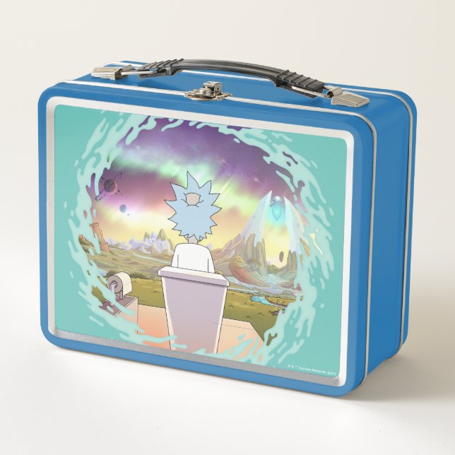 RICK UND MORTY™ | Rick's Private Place Metall Brotdose (Vorderseite)