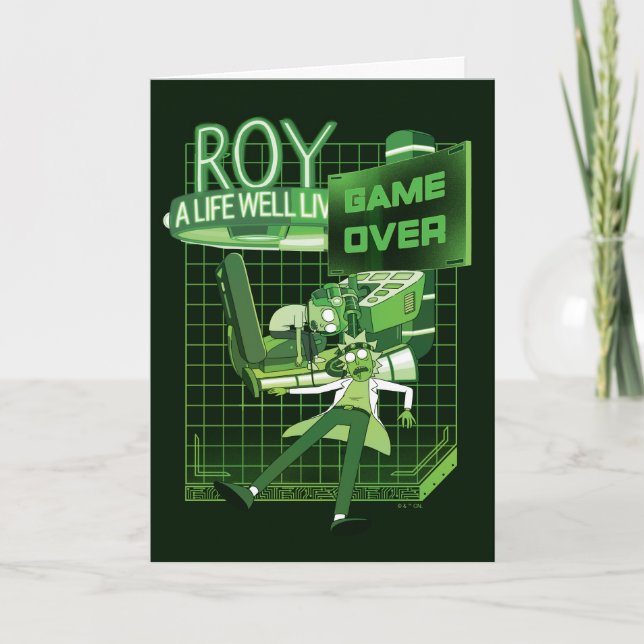 RICK UND MORTY™ | Roy a Life gut gelebt Karte (Vorderseite)