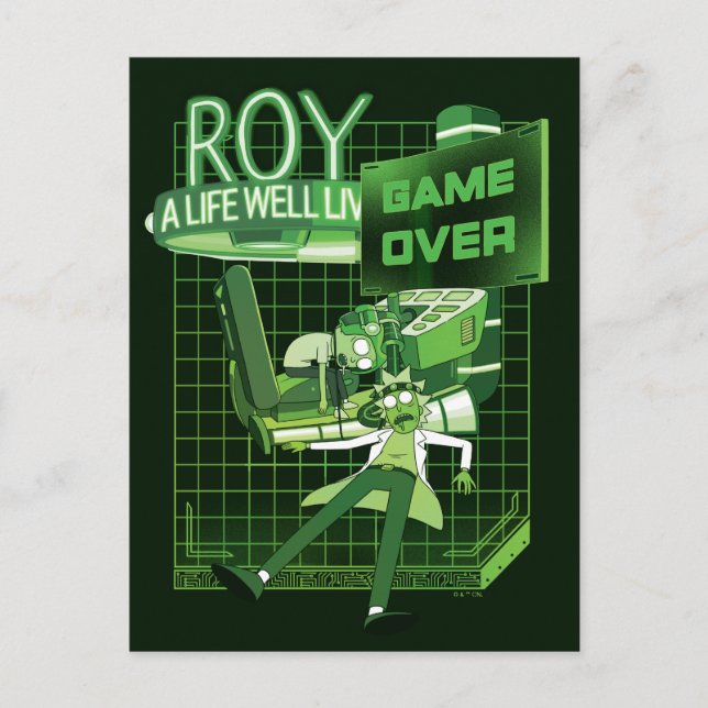 RICK UND MORTY™ | Roy a Life gut gelebt Postkarte (Vorderseite)