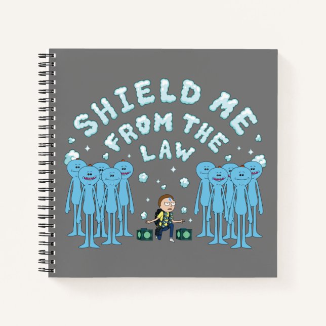 RICK UND MORTY™ | Schutz vor dem Gesetz Notizbuch (Vorderseite)