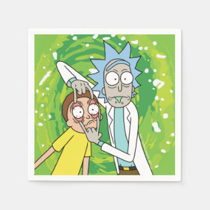 RICK UND MORTY™ Sehen Sie sich das an Serviette