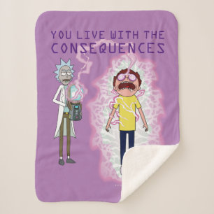 RICK UND MORTY™   Sie leben mit den Folgen Sherpadecke