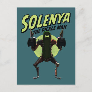 RICK UND MORTY™   Solenya - Der Pickle Man Einladungspostkarte