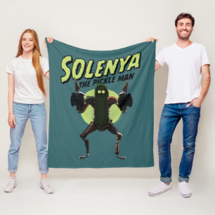 RICK UND MORTY™ Solenya - Der Pickle Man Fleecedecke