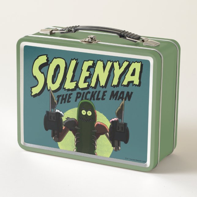RICK UND MORTY™ | Solenya - Der Pickle Man Metall Brotdose (Vorderseite)