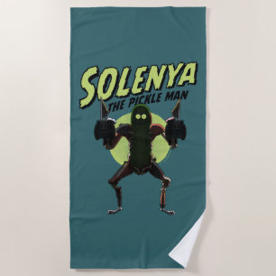 RICK UND MORTY™ Solenya - Der Pickle Man Strandtuch
