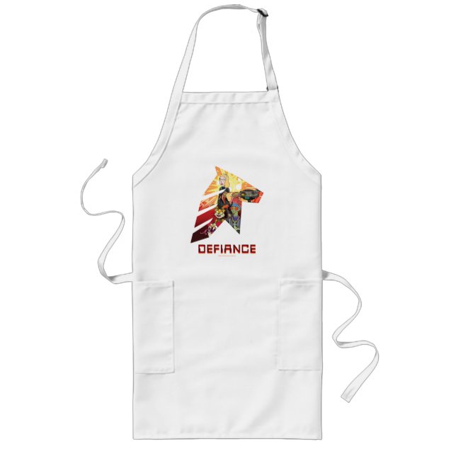 RICK UND MORTY™ | Space Beth Defiance Crew Lange Schürze (Vorne)