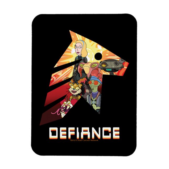 RICK UND MORTY™ | Space Beth Defiance Crew Magnet (Vertikal)