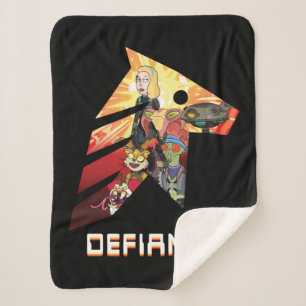 RICK UND MORTY™   Space Beth Defiance Crew Sherpadecke