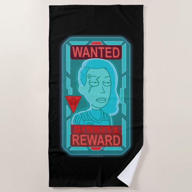 RICK UND MORTY™ | Space Beth Gewollt Poster Strandtuch (Vorderseite)