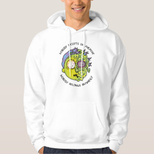 RICK UND MORTY™   Stilisiertes Morty Fly Zitat Hoodie