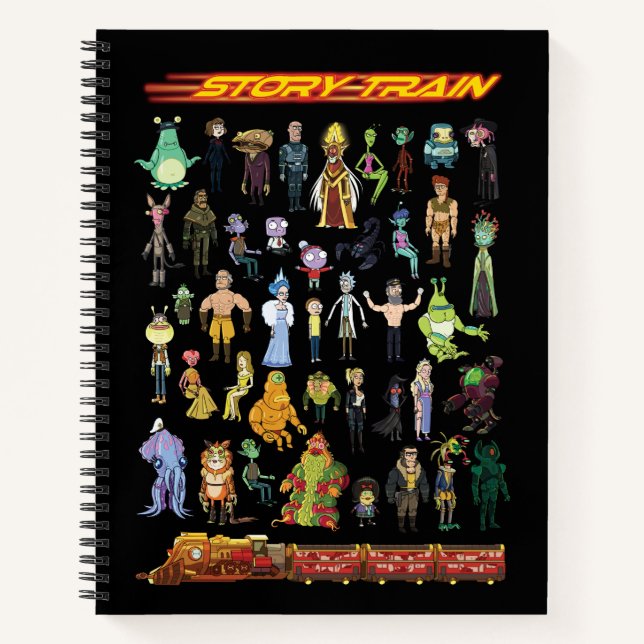 RICK UND MORTY™ | Story Train Notizbuch (Vorderseite)