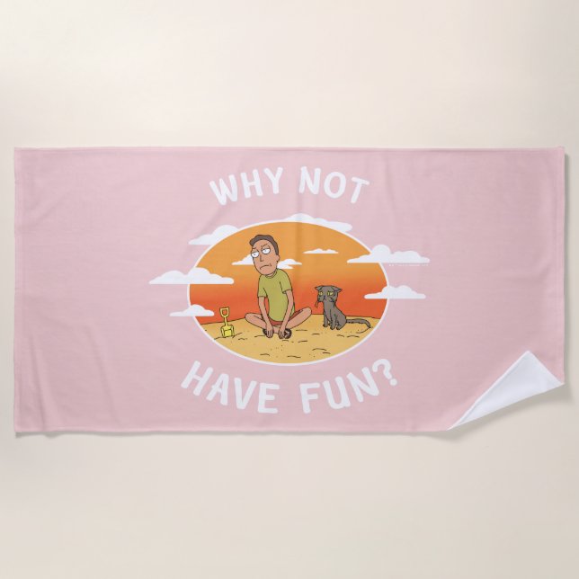 RICK UND MORTY™ | Warum nicht Spaß haben Strandtuch (Vorderseite)