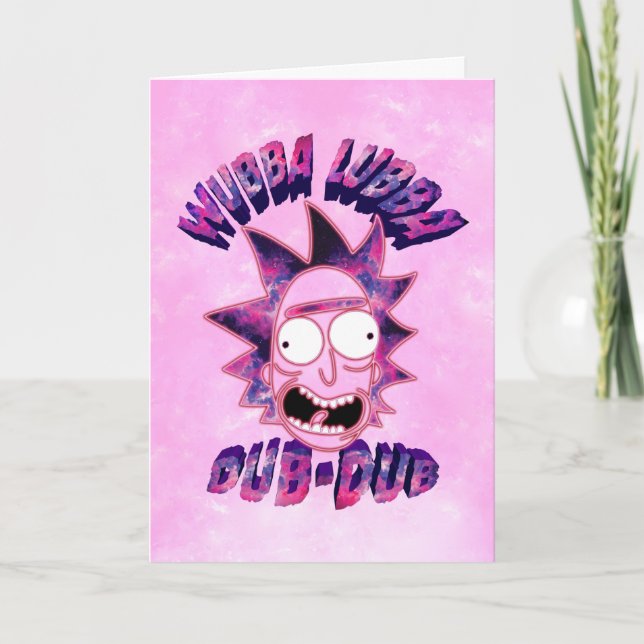 RICK UND MORTY™ | Wubba Lubba Dub-Dub Karte (Vorderseite)