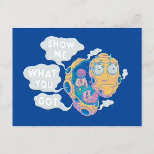 RICK UND MORTY™ ZEIGEN SIE MIR, WAS SIE GOT HABE EINLADUNGSPOSTKARTE