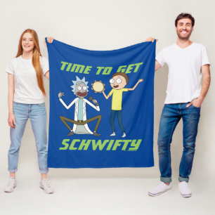 RICK UND MORTY™   Zeit, Schwifty zu bekommen Fleecedecke