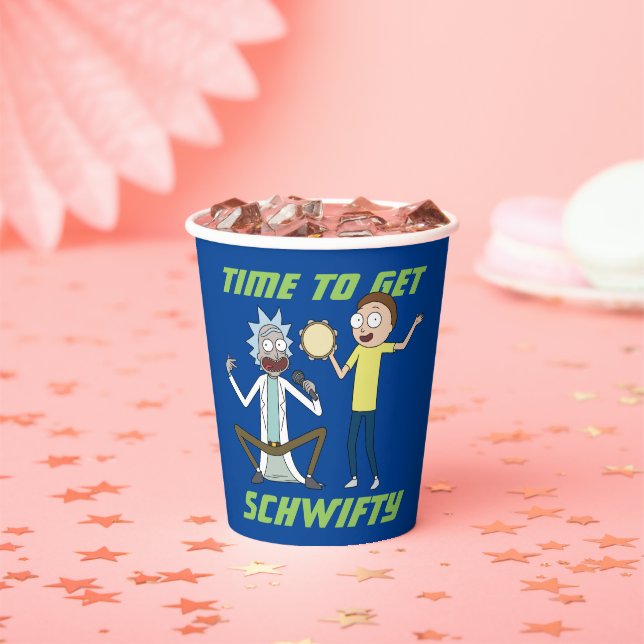 RICK UND MORTY™ | Zeit, Schwifty zu bekommen Pappbecher (Insitu)