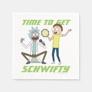 RICK UND MORTY™ Zeit, Schwifty zu bekommen Serviette