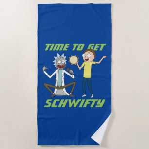 RICK UND MORTY™   Zeit, Schwifty zu bekommen Strandtuch