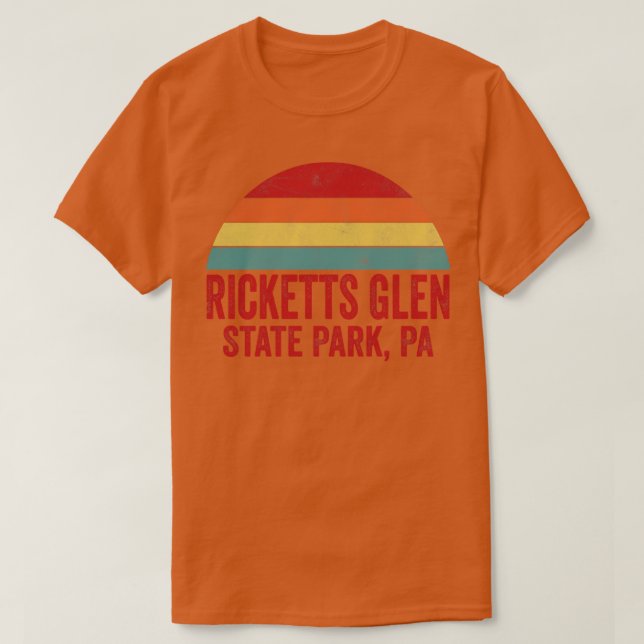 Ricketts Glen Staat Park PA T-Shirt (Design vorne)