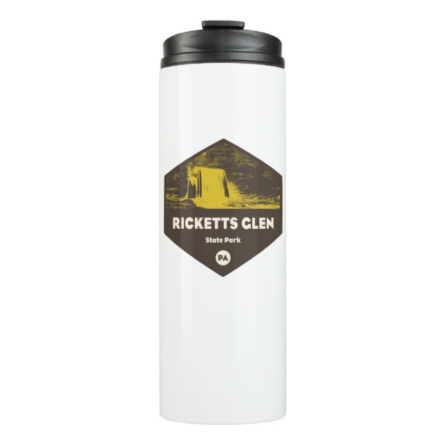 Ricketts Glen Staat Park Pennsylvania Thermosbecher (Vorderseite)