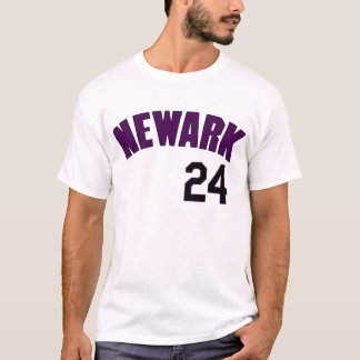 Rickey Henderson Newark trägt Spieler-T-Shirt T-Shirt