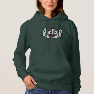 Ricky Raccoon   Boomer Badger Face Hoodie