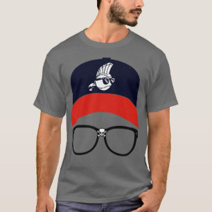 Ricky Vaughn Major League Vintage Brille und Hut T-Shirt