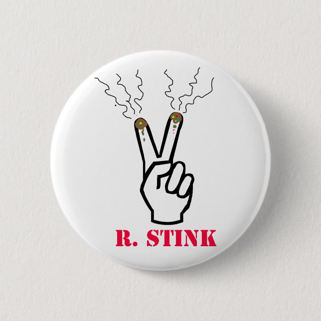 RickyStinkfingers Button (Vorderseite)