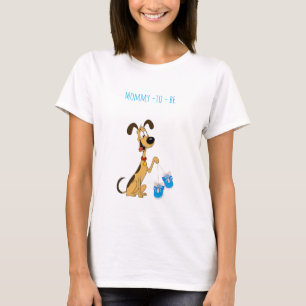 Rico der Hund Baby Boy Shower werdende Mutter T-Shirt