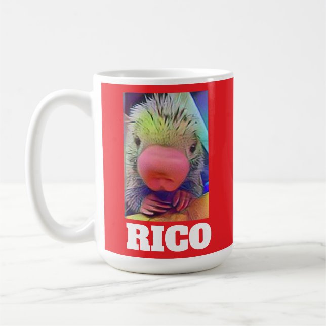 RICO PORCUPINE  KAFFEETASSE (Links)