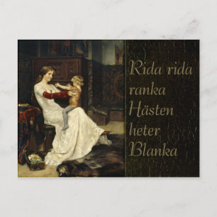 Rida rida ranka CC0292 Edelfelt Postkarte