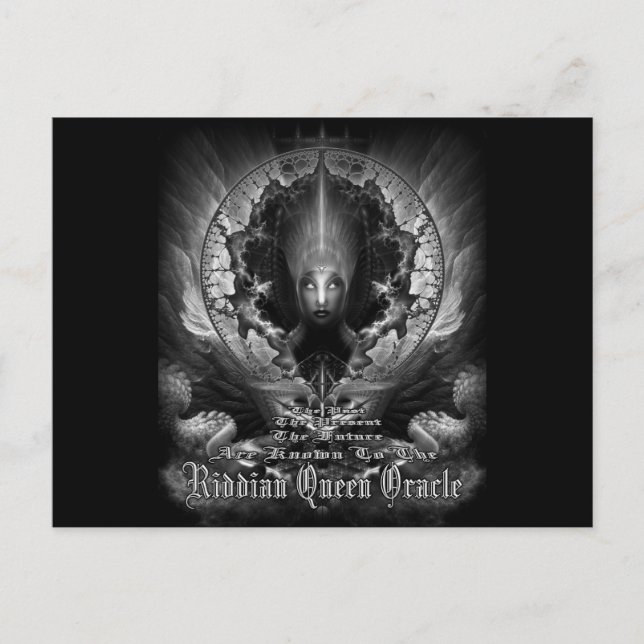 Riddian Queen Oracle GS Postkarte (Vorderseite)