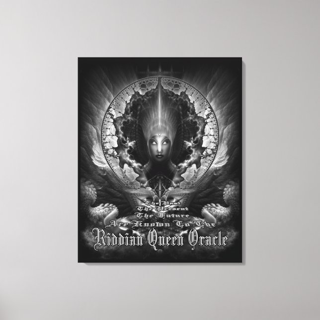 Riddian Queen Oracle GS Wrapped Canvas Leinwanddruck (Vorderseite)