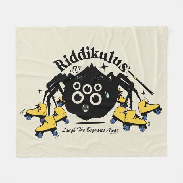 Riddikulus - Lacht die Boggarts weg Fleecedecke (Vorderseite (Horizontal))