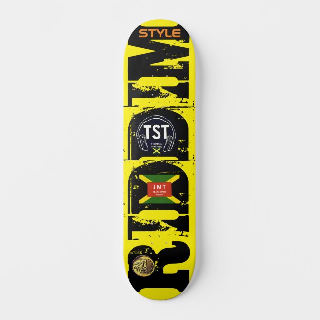 RIDDIM SYLE 7 3/4" Skateboard Deck (Vorderseite)