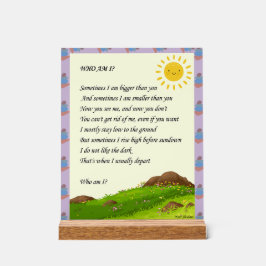 Riddle Art Acrylschild