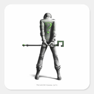 Riddler Quadratischer Aufkleber