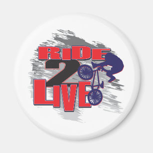 Ride 2 Live BMX-Fahrer Magnet