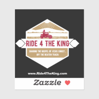 Ride 4 Der King Christliche Motorradaufkleber Aufkleber