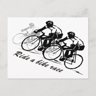 ride a Bike Race Postkarte
