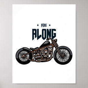 Ride Along Sticker Poster