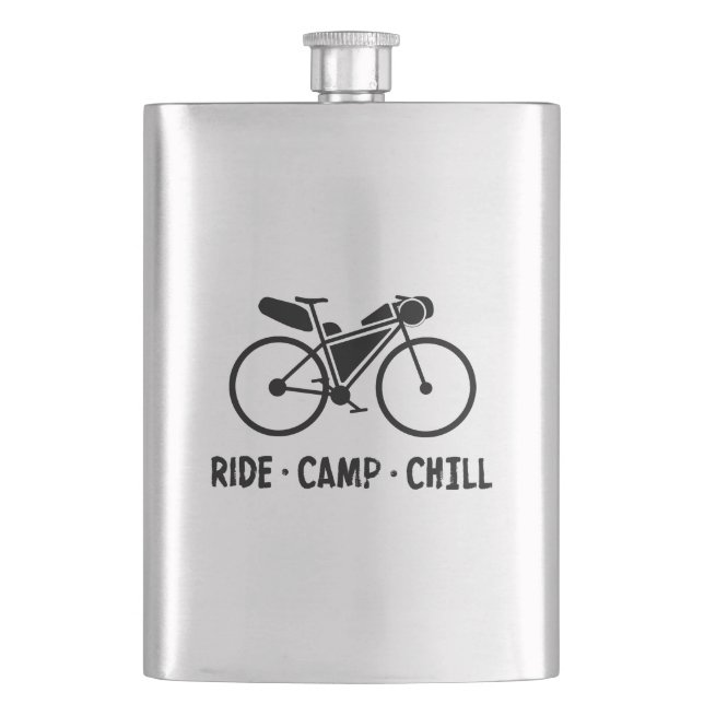 Ride Camp Chill Bikepacking Flachmann (Vorderseite)
