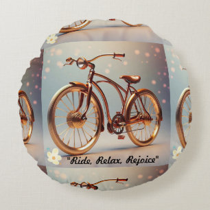 "Ride Fresh" Rundes Kissen