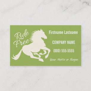 Ride Gratuit couleur personnalisée cartes de visit