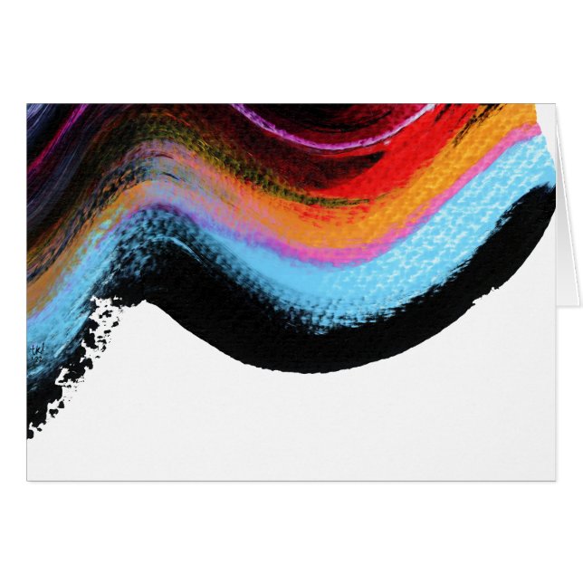 Ride it abstrait peinture (Devant horizontal)