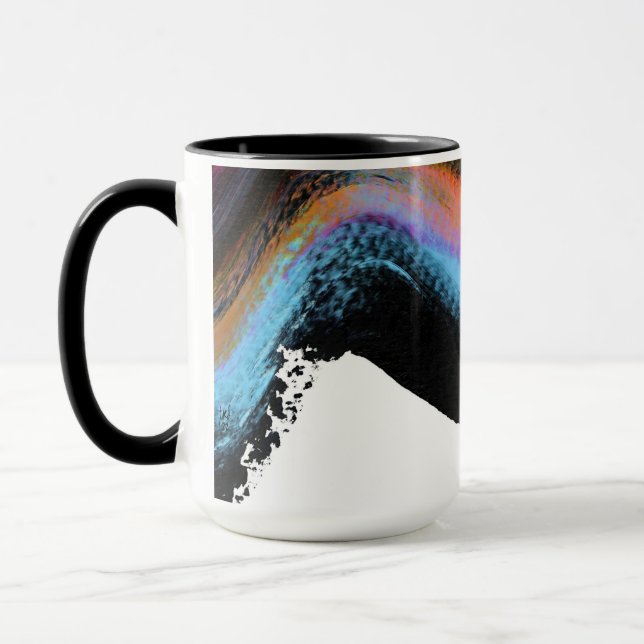 Ride it abstrakte Malerei Tasse (Links)