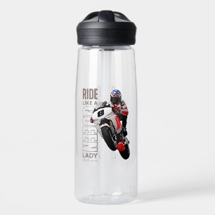 Ride Like a Queen 25oz Wasserflasche Trinkflasche